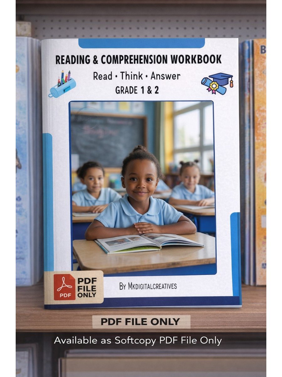 A Reading & Comprehension Workbook for Grade 1–2 Learners cover